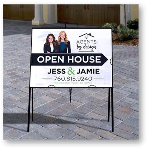 metal collapsible open house signs|Sidewalk Signs .